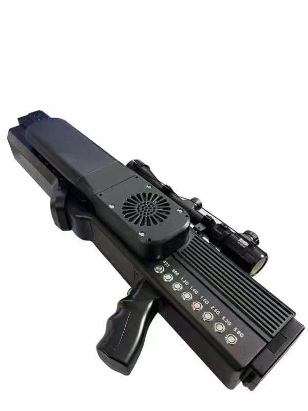  定陶手持便携式枪型低空防御反制八通道